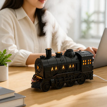 Humidifier Locomotive Design Essential Oil Diffuser 300ml Tank