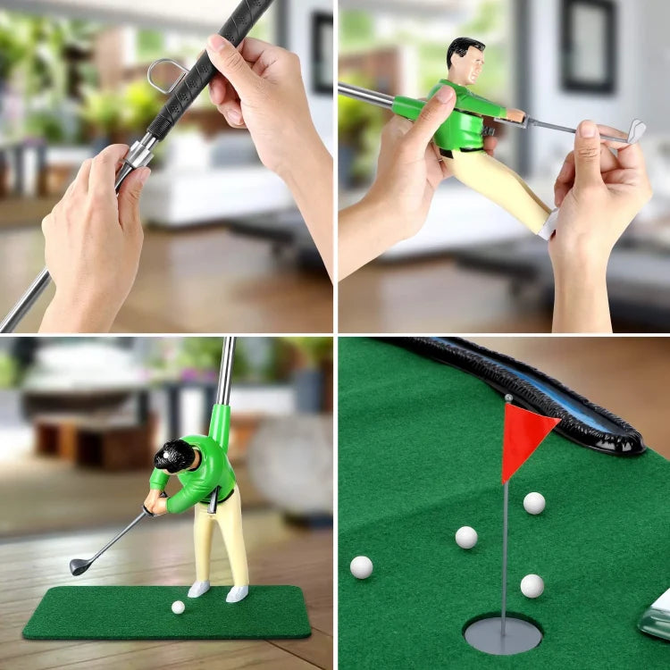 Indoor Mini Golf Set Multi-Course Durable Plastic