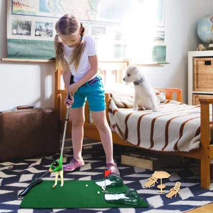 Indoor Mini Golf Set Multi-Course Durable Plastic