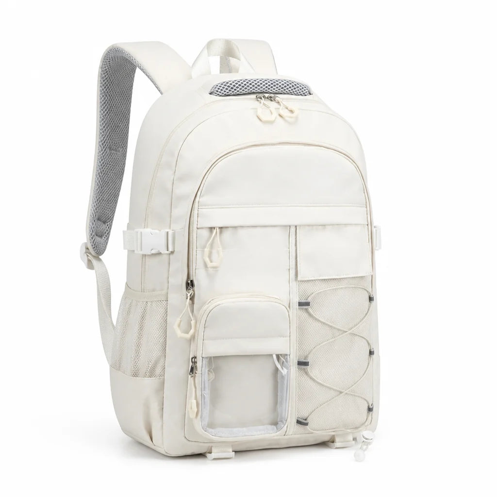 Laptop Backpack Multi-Compartment Durable Fabric & Padded Straps