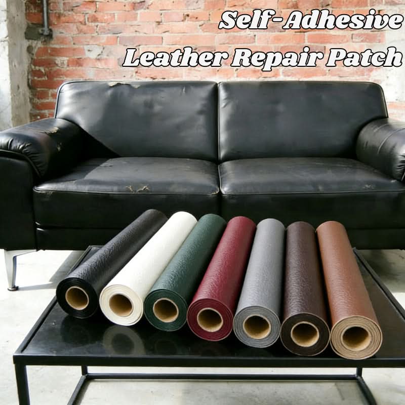 Leather Repair Patch Self-Adhesive Tear-Resistant Vinyl & Upholstery