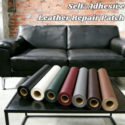 Leather Repair Patch Self-Adhesive Tear-Resistant Vinyl & Upholstery