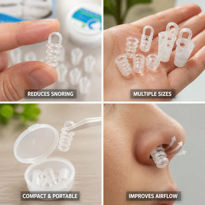 Nasal Dilator Soft Silicone Improves Airflow Assorted Sizes