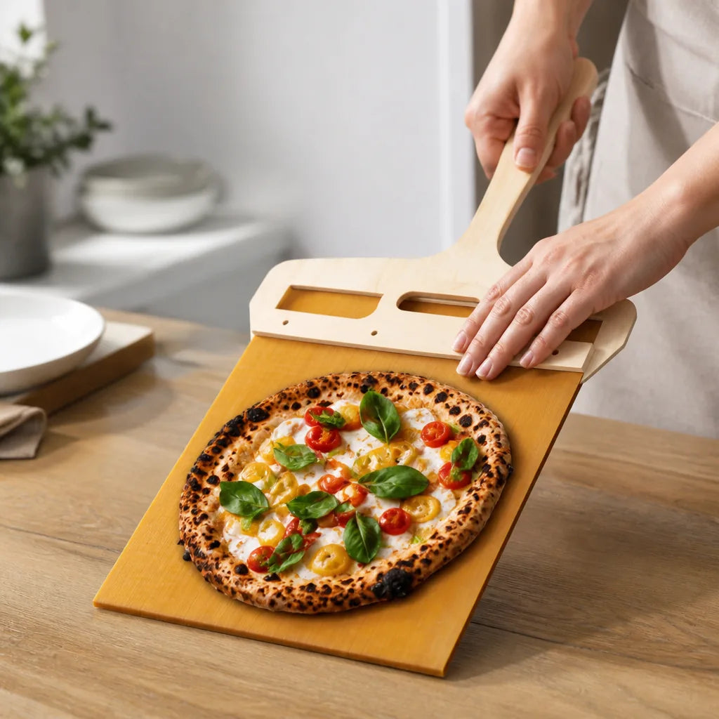 Pizza Peel Sliding Non-Stick Heat-Resistant Wood