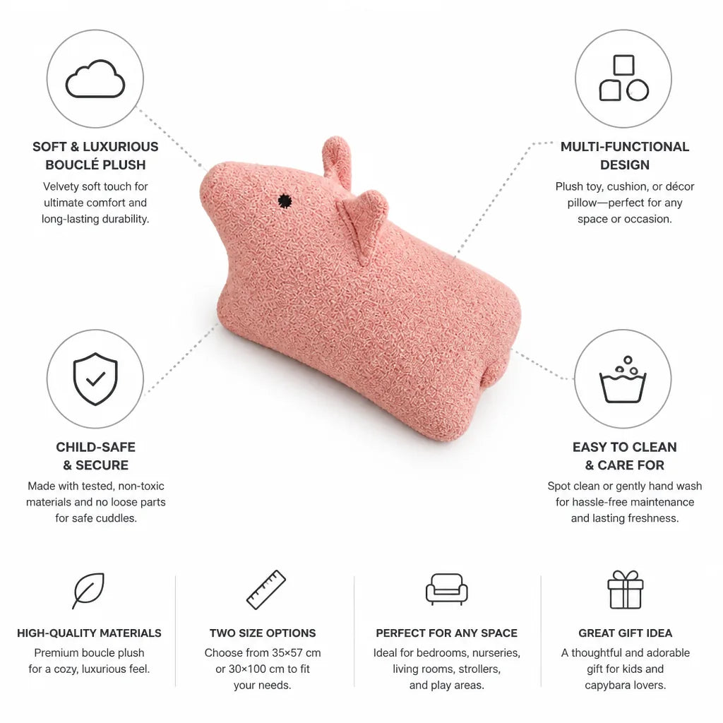 Plush Toy Bouclé Soft Filling Child-Safe