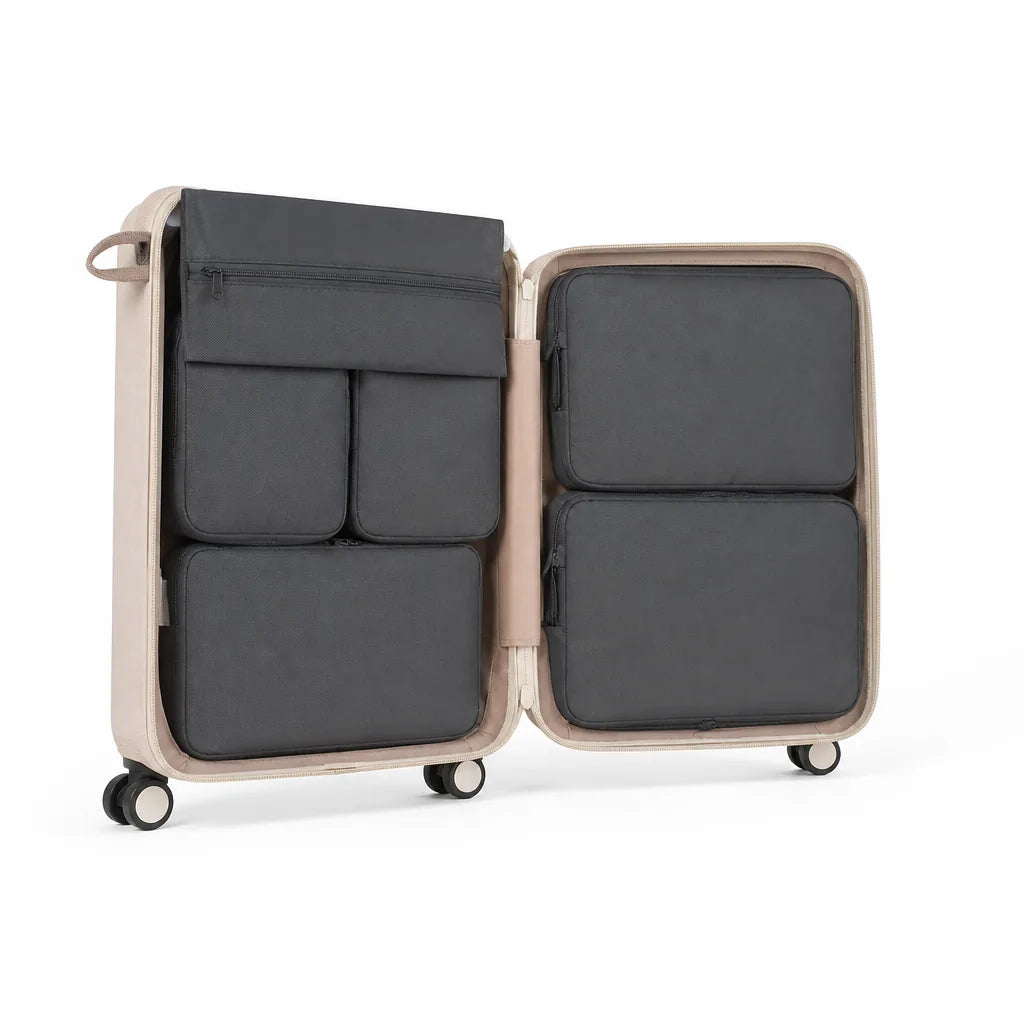 Polyester Travel Organizer Compression Packing Bags (6-Piece Set)