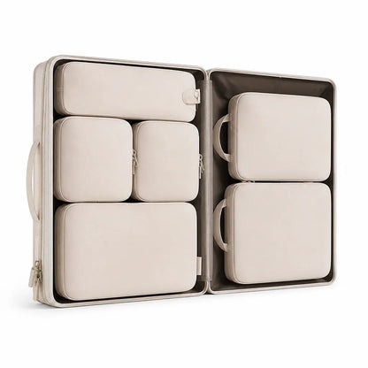 Polyester Travel Organizer Compression Packing Bags (6-Piece Set)