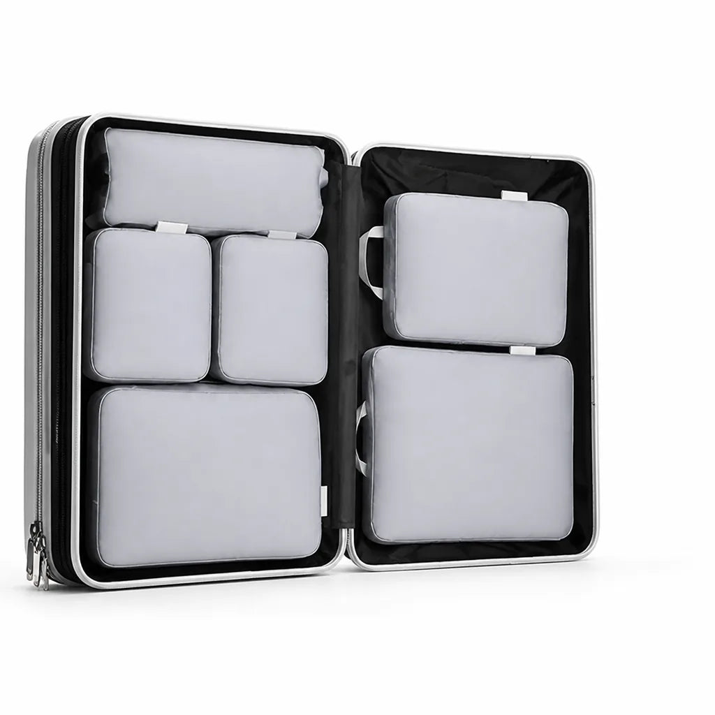 Polyester Travel Organizer Compression Packing Bags (6-Piece Set)