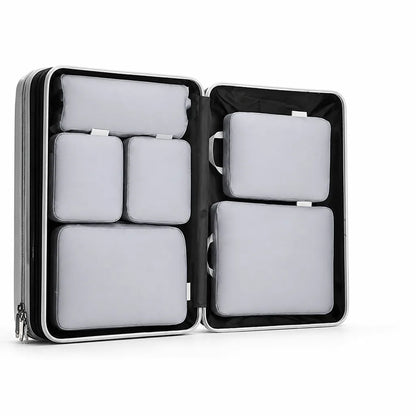 Polyester Travel Organizer Compression Packing Bags (6-Piece Set)