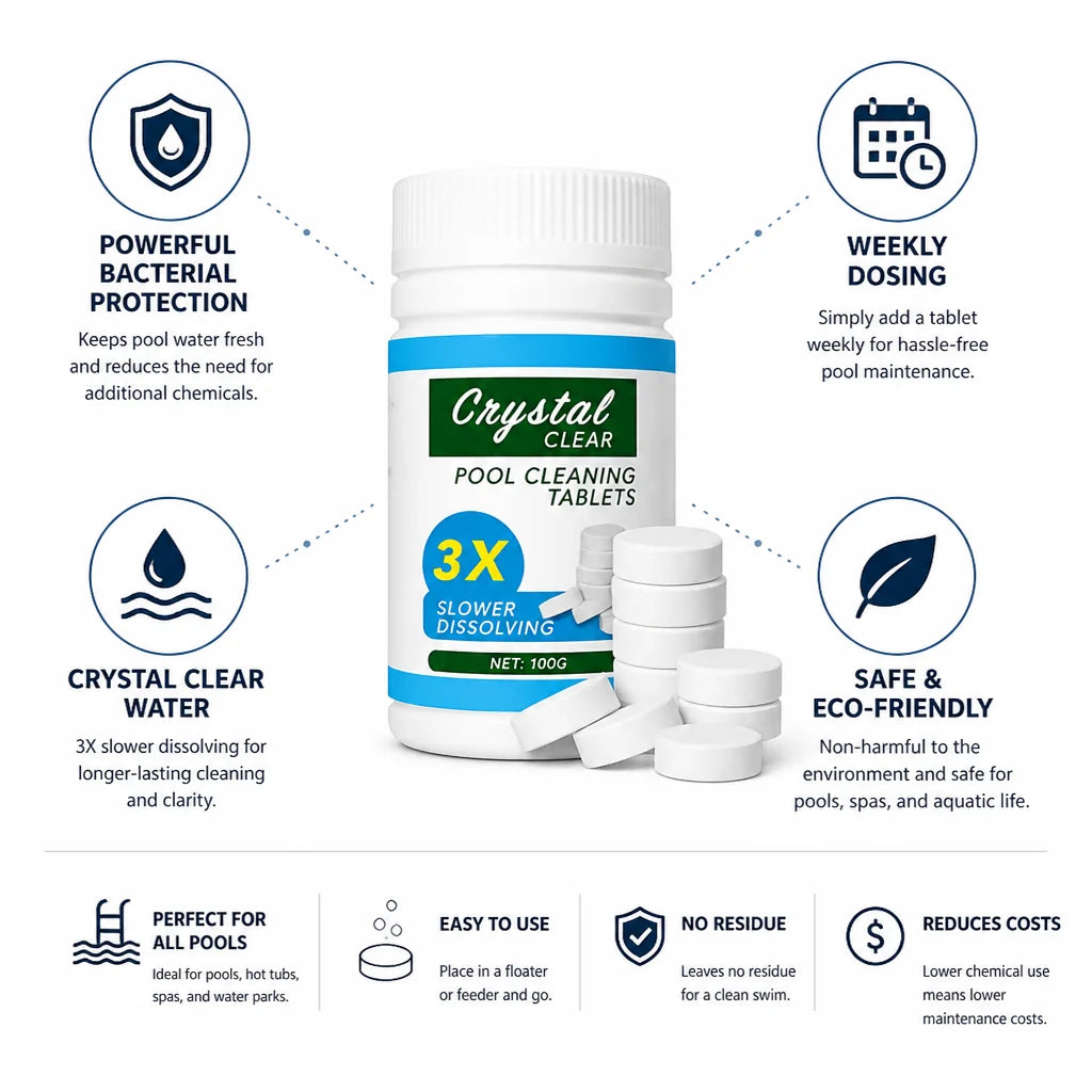 Pool & Spa Tablets Bacterial Protection Weekly Dosing