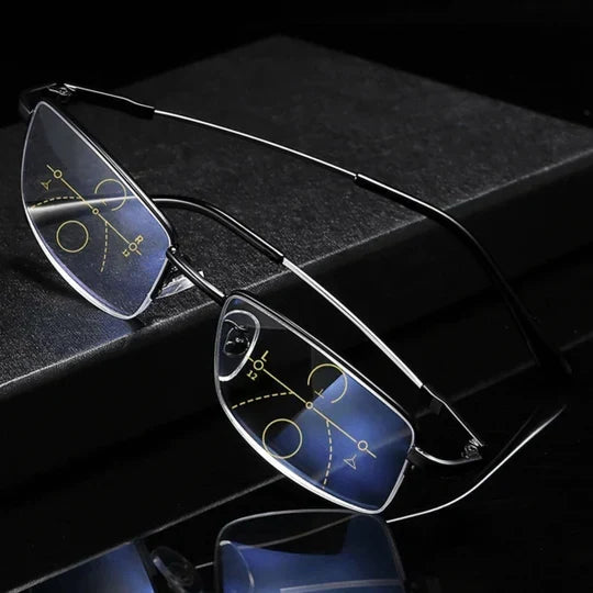Progressive Glasses Photochromic Blue Light Filter & Anti-Glare