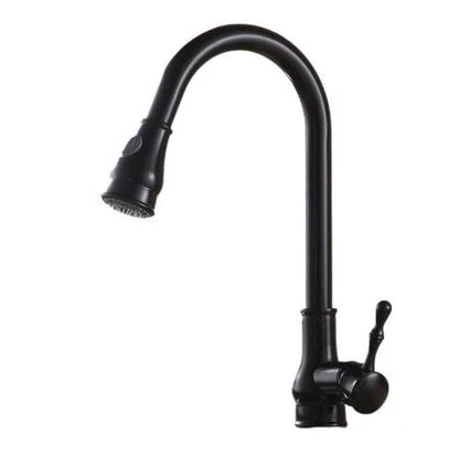 Pull-Down Kitchen Faucet 360 Degree Swivel & Stream-to-Spray