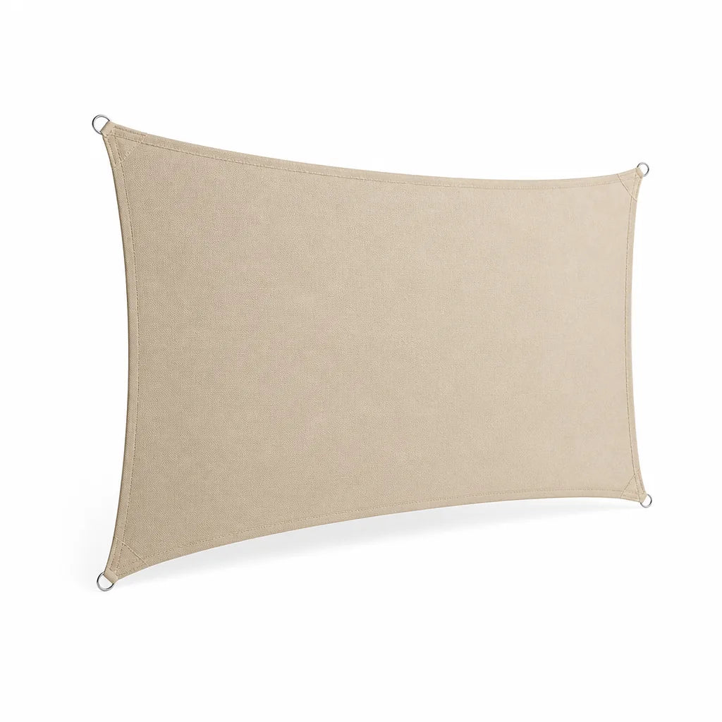 Rectangular Waterproof Fabric Sun Shade (UV Protection)