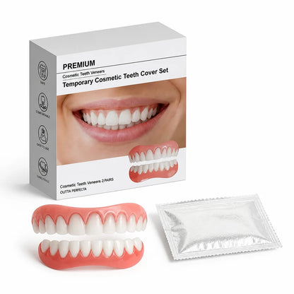 Removable Dental Veneer Set Natural Look Upper & Lower