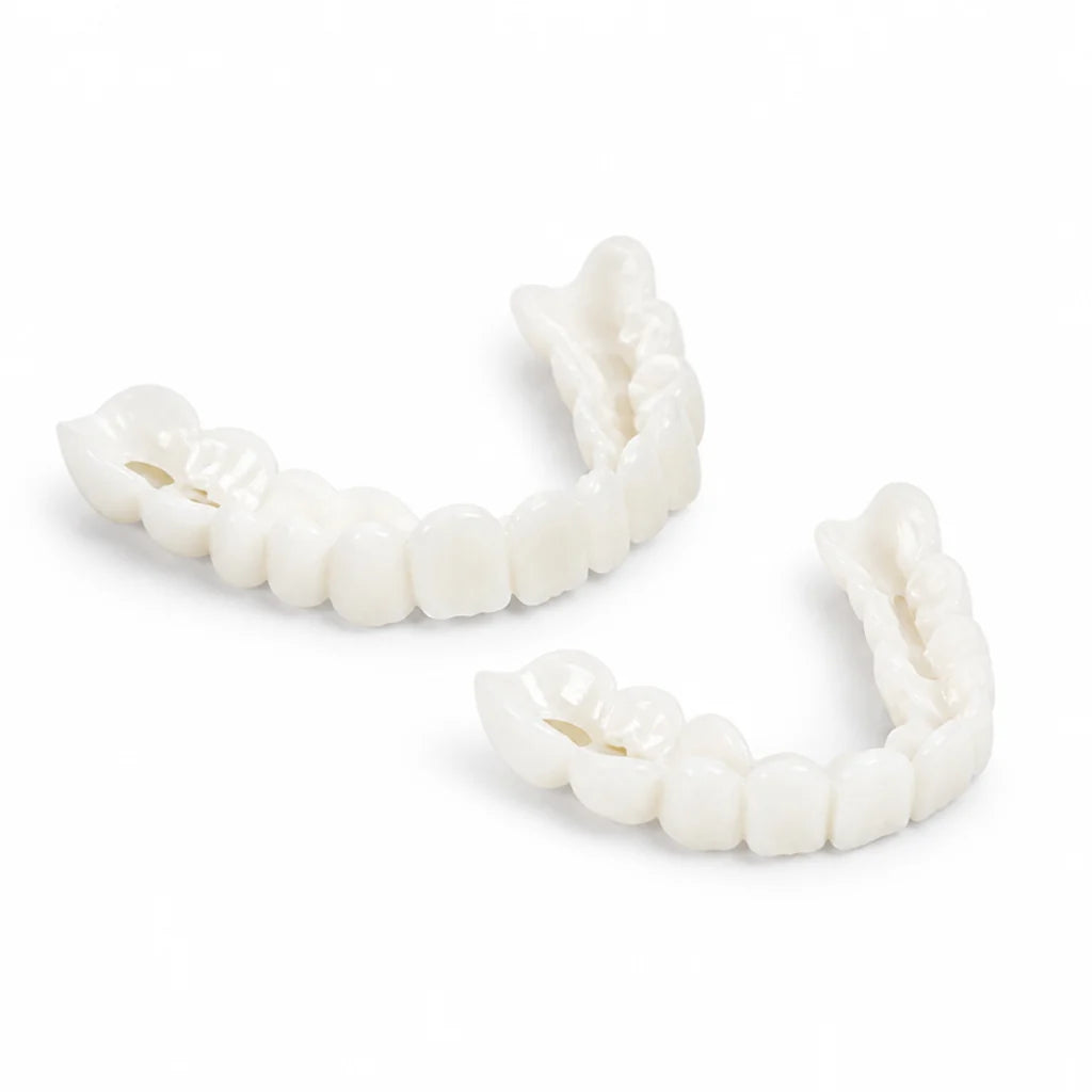 Removable Denture Set Upper & Lower No Adhesive