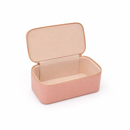 Removable Velvet Pouches With Window Soft-Lined Jewelry Travel Case