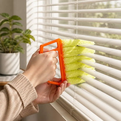 Removable Washable Microfiber Head Blind Cleaner (Cleans Up to 6 Slats)