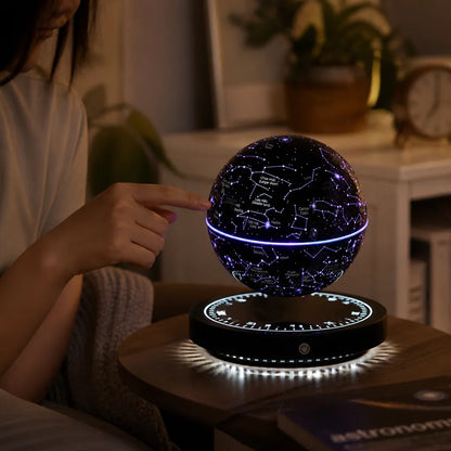 Rotating Magnetic Levitation Star Map Table Lamp