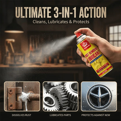 Rust Remover Spray Nano Foam Cleans, Lubricates & Protects