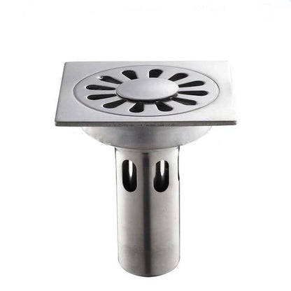 Shower Drain Cover Decorative Brass 4 x 4 Inch