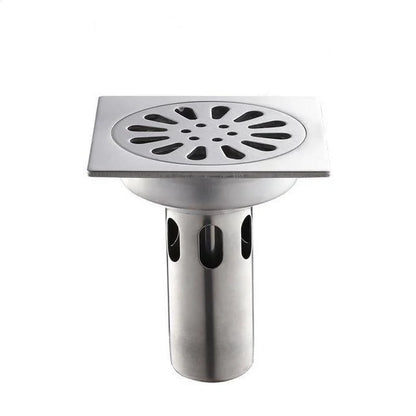 Shower Drain Cover Decorative Brass 4 x 4 Inch