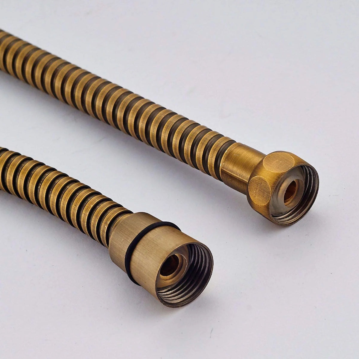 Shower Hose Stainless Steel Antique Brass 59 Inch