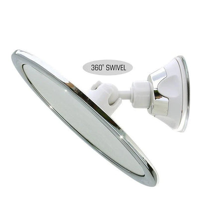 Shower Mirror Anti-Fog Locking Suction 360° Rotating Arm