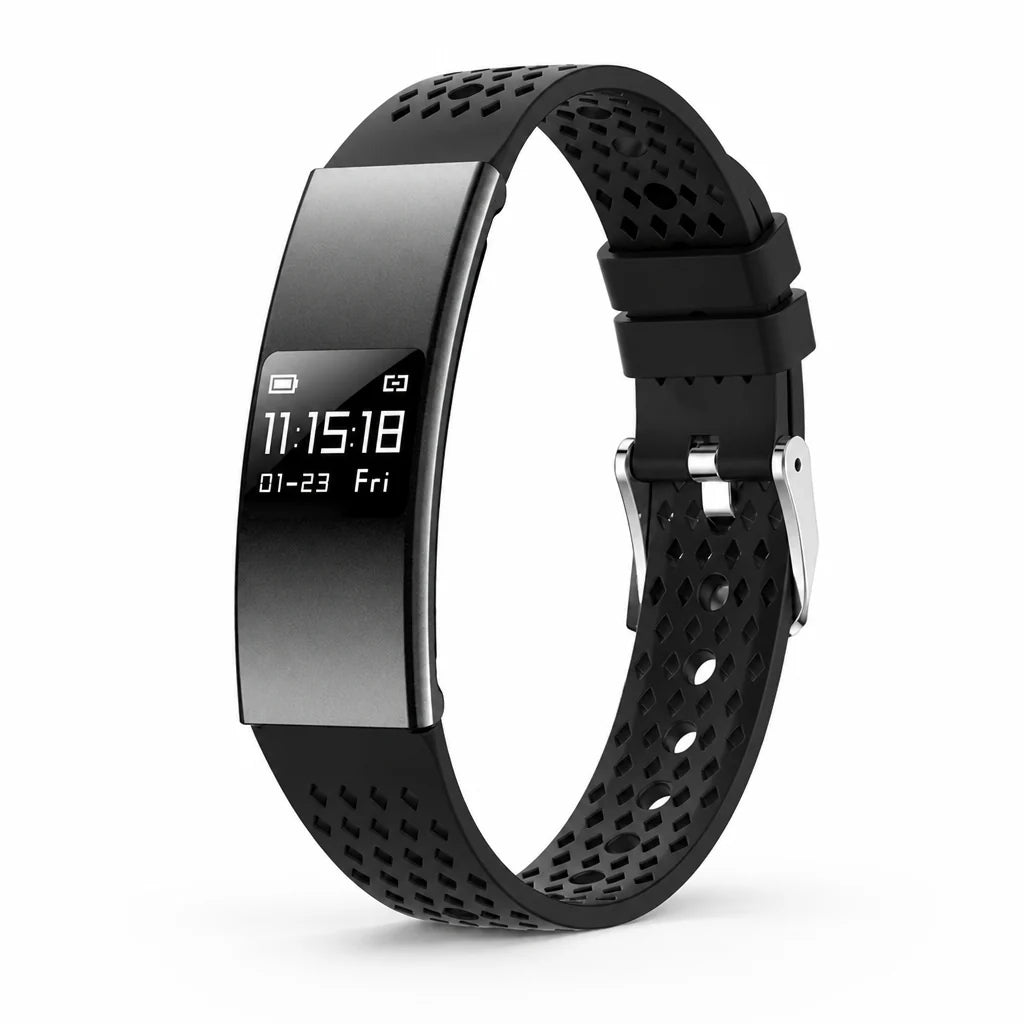 Smart Watch Ultra-Thin IPX8 Waterproof Step & Sleep Tracker