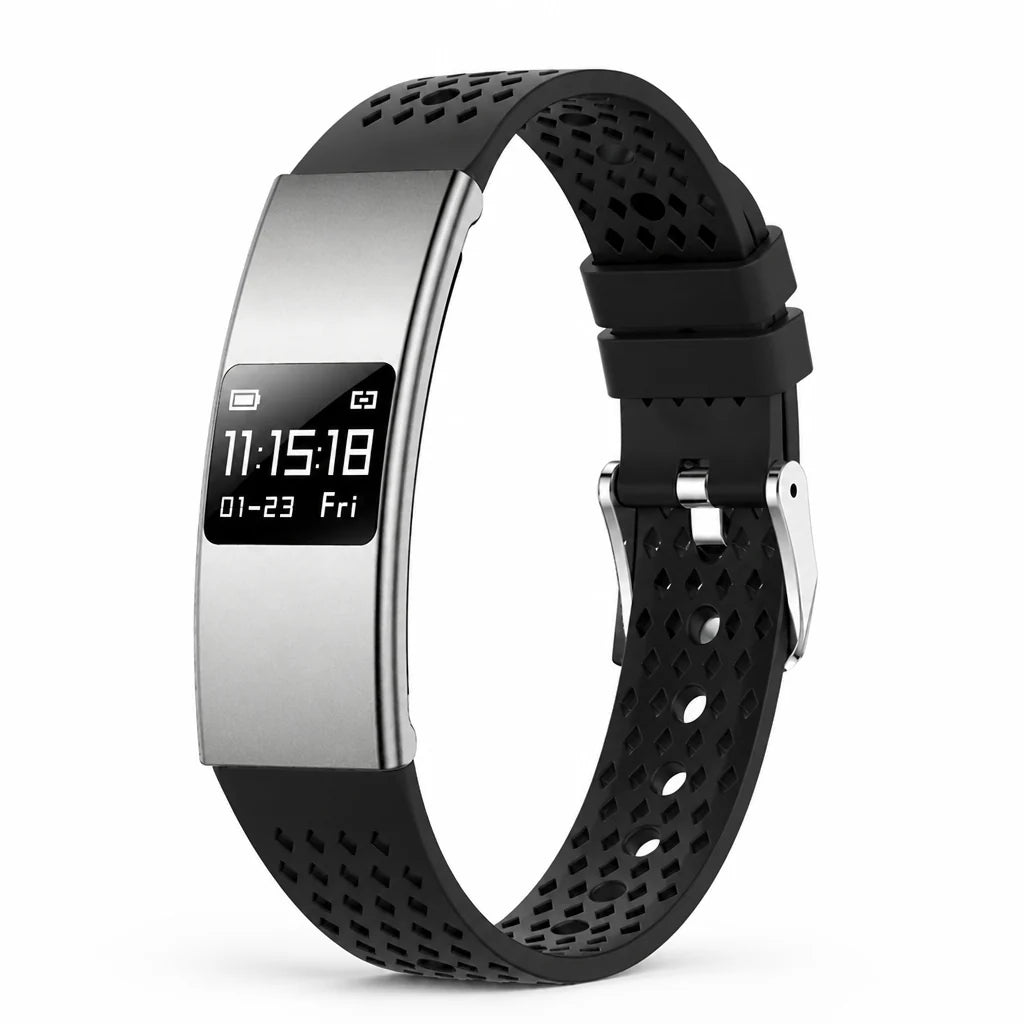 Smart Watch Ultra-Thin IPX8 Waterproof Step & Sleep Tracker