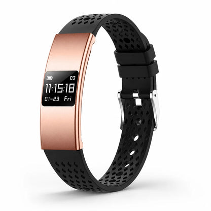 Smart Watch Ultra-Thin IPX8 Waterproof Step & Sleep Tracker