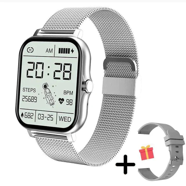 Smartwatch Water-Resistant Heart Rate & Sleep Tracking
