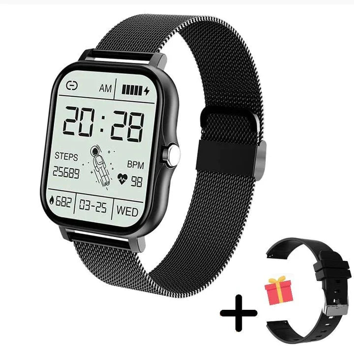 Smartwatch Water-Resistant Heart Rate & Sleep Tracking