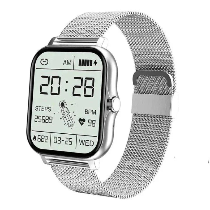 Smartwatch Water-Resistant Heart Rate & Sleep Tracking