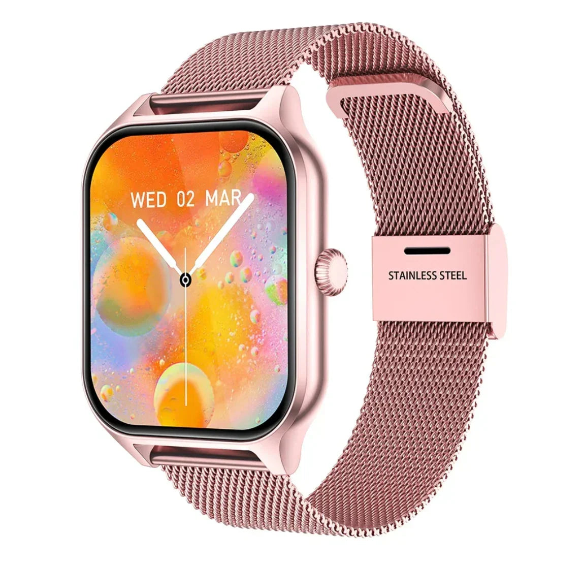 Smartwatch Water-Resistant Heart Rate & Sleep Tracking