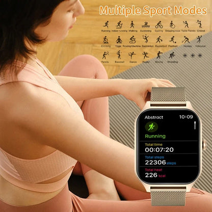 Smartwatch Water-Resistant Heart Rate & Sleep Tracking