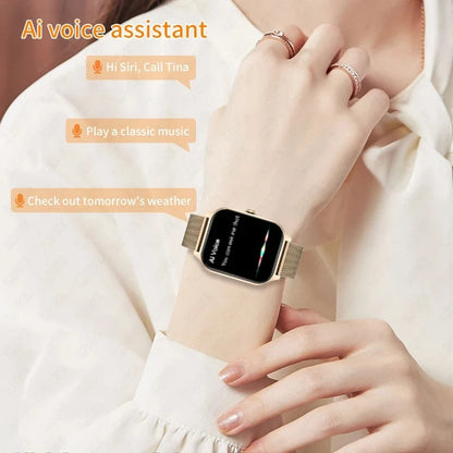 Smartwatch Water-Resistant Heart Rate & Sleep Tracking