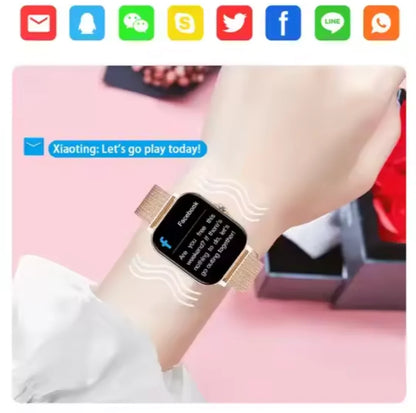 Smartwatch Water-Resistant Heart Rate & Sleep Tracking