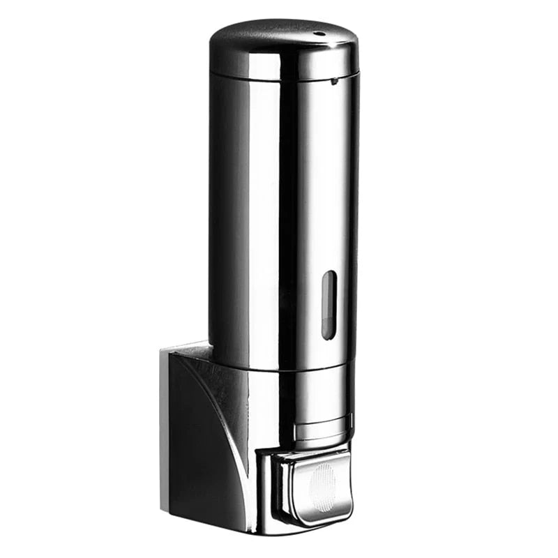 Soap Dispenser Wall-Mounted Push-Button Stainless Steel 300 mL