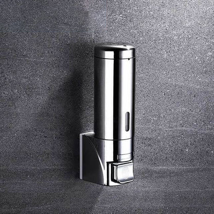 Soap Dispenser Wall-Mounted Push-Button Stainless Steel 300 mL