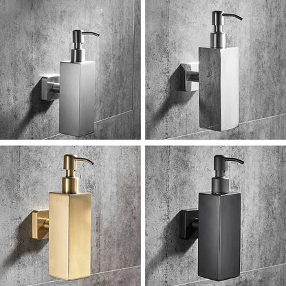 Soap Dispenser Wall-Mounted Stainless Steel Space-Saving
