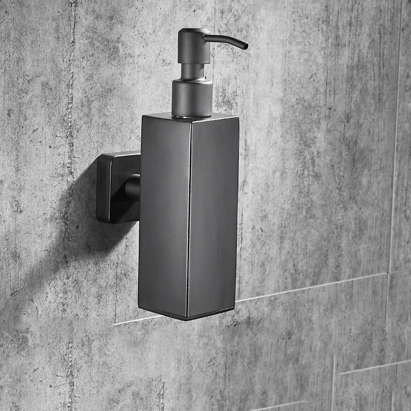 Soap Dispenser Wall-Mounted Stainless Steel Space-Saving