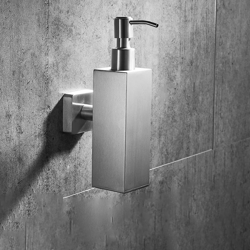 Soap Dispenser Wall-Mounted Stainless Steel Space-Saving