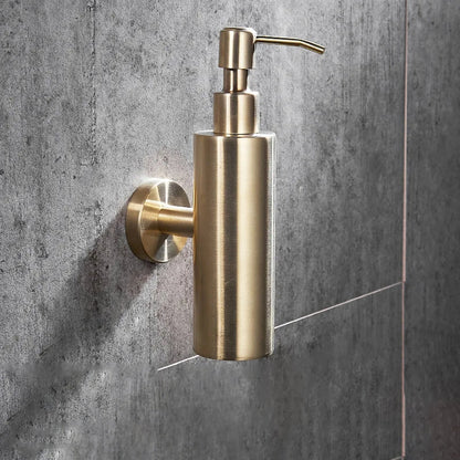 Soap Dispenser Wall-Mounted Stainless Steel Space-Saving