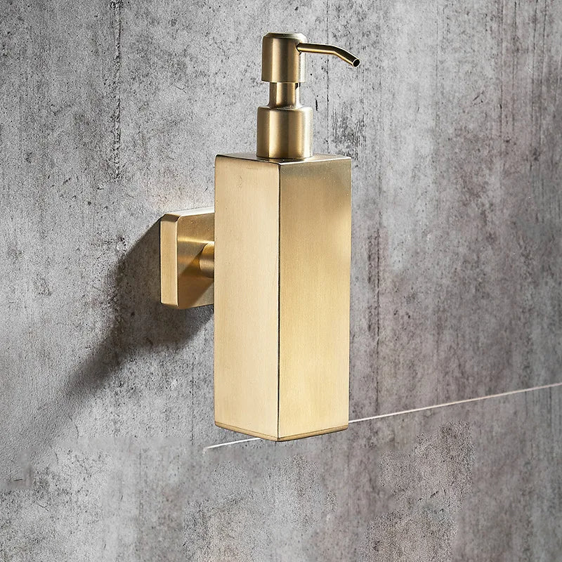 Soap Dispenser Wall-Mounted Stainless Steel Space-Saving