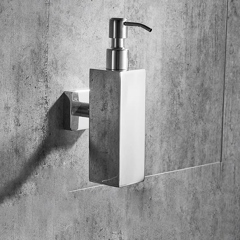 Soap Dispenser Wall-Mounted Stainless Steel Space-Saving