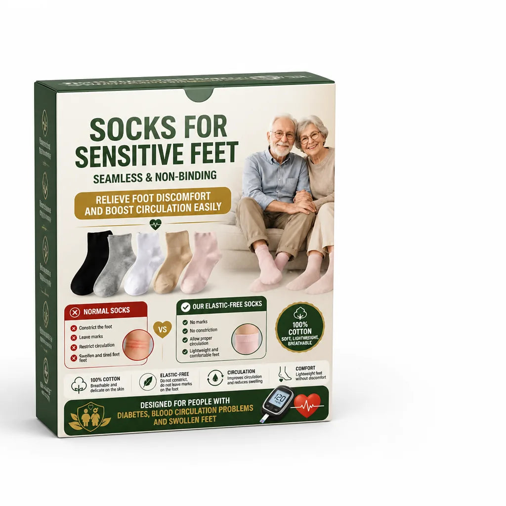 Socks Seamless Non-Binding 5-Pack