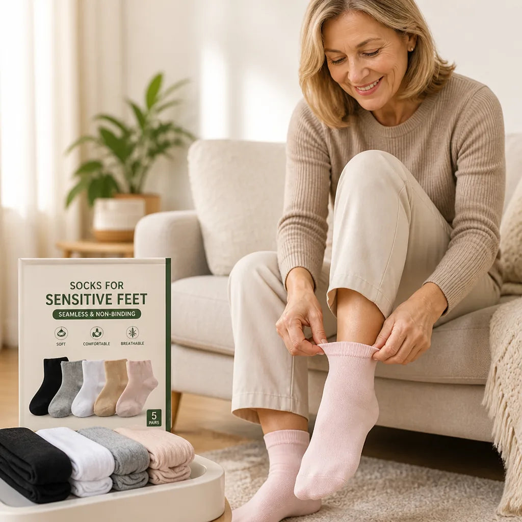 Socks Seamless Non-Binding 5-Pack