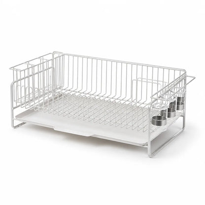 Stainless Steel Multi-Level Countertop Dish Rack with Drip Tray