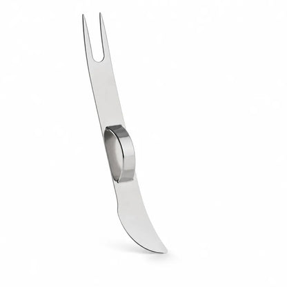 Stainless Steel Watermelon Cutter Fork (2-In-1 Cutting & Skewering)
