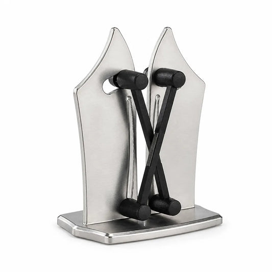 Straight and Serrated Stainless Steel Knife Sharpener
